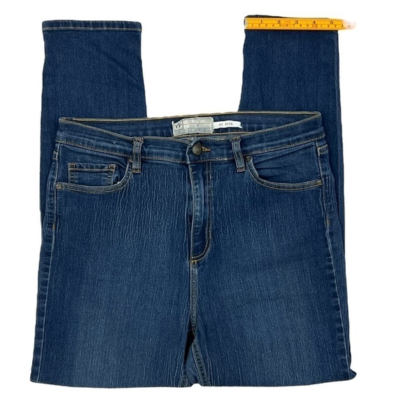 FREE People Hi Rise Dark Wash Stretch Skinny Jeans Size 31 - Picture 9 of 16